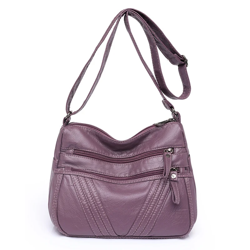 Women's Fashion Casual Crossbody Soft Leather Multi-pocket Shoulder Bag – Everyday Convenience, Stylish Design, and Prac — photo 1
