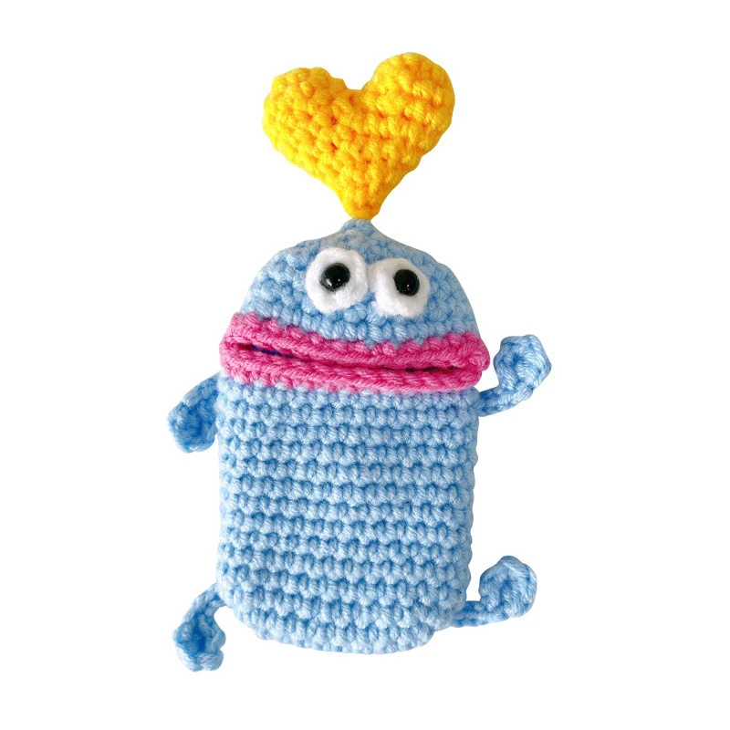 Title 5, Hand-woven Wool Car Key Sleeve Big Mouth Monste...