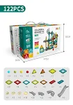 Blocos de Construção Magnéticos Variados para Crianças, Peças de Montar e Aprender. Brinquedo Educacional com Magnetismo, Leve e Monte! — foto 4