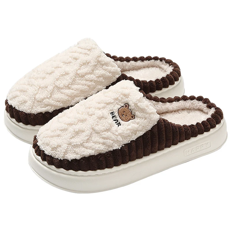 Pantufas térmicas de algodão de inverno para homens. Conforto e aquecimento para seus pés em casa. Perfeitas para o inverno. — foto 2
