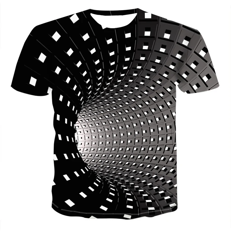 T-shirt 3D da uomo a maniche corte. Traspirante, leggero e ideale per l'estate. Design unici per comfort e stile quotidiano, perfetto per le attività. — foto 1