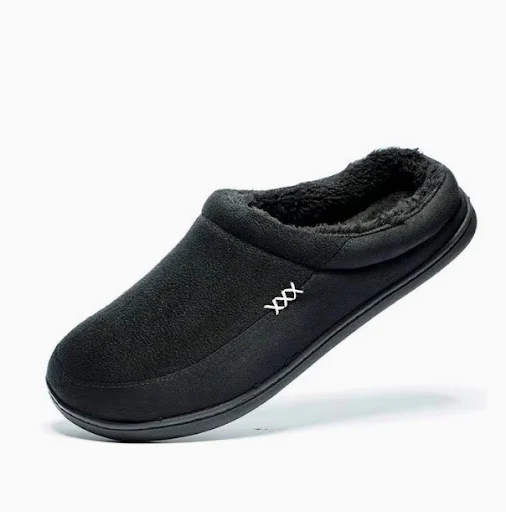 Title 2, Mens Large Size Indoor Cotton Slippers Warm, N...