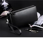Bolsa de mão em couro legítimo para guardar dinheiro com estilo e segurança. Design elegante, compartimentos práticos e durabilidade garantida. — foto 10