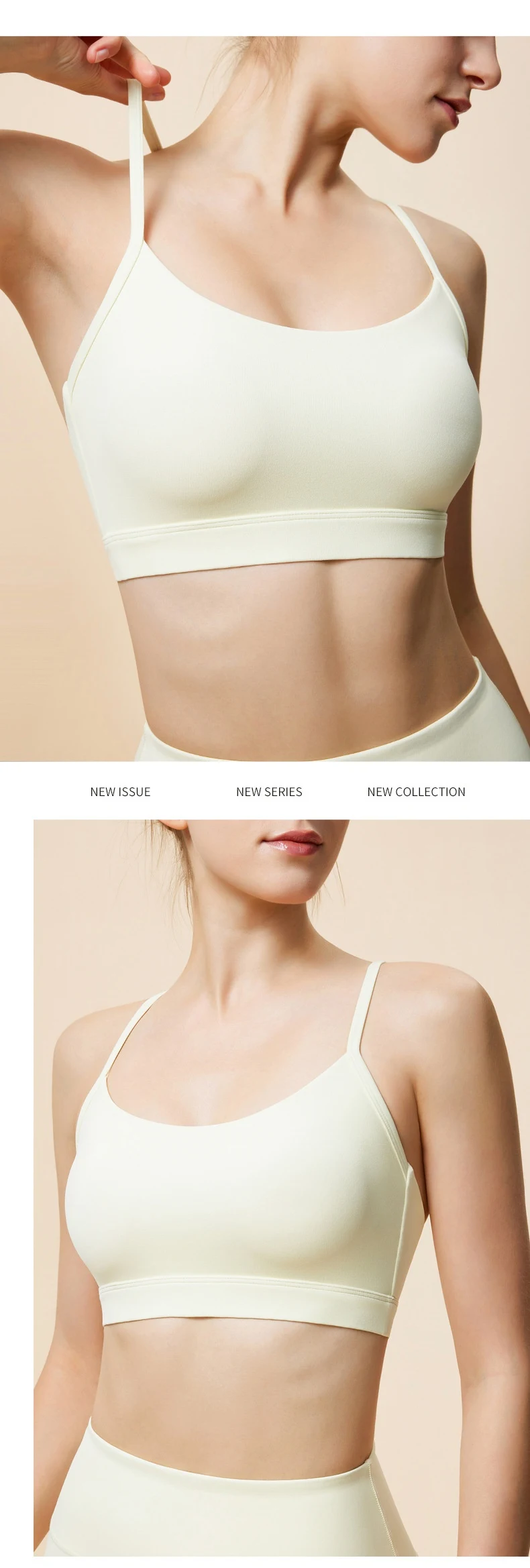 Title 4, Running Fitness Shockproof Bra Nude Feel Fixed ...