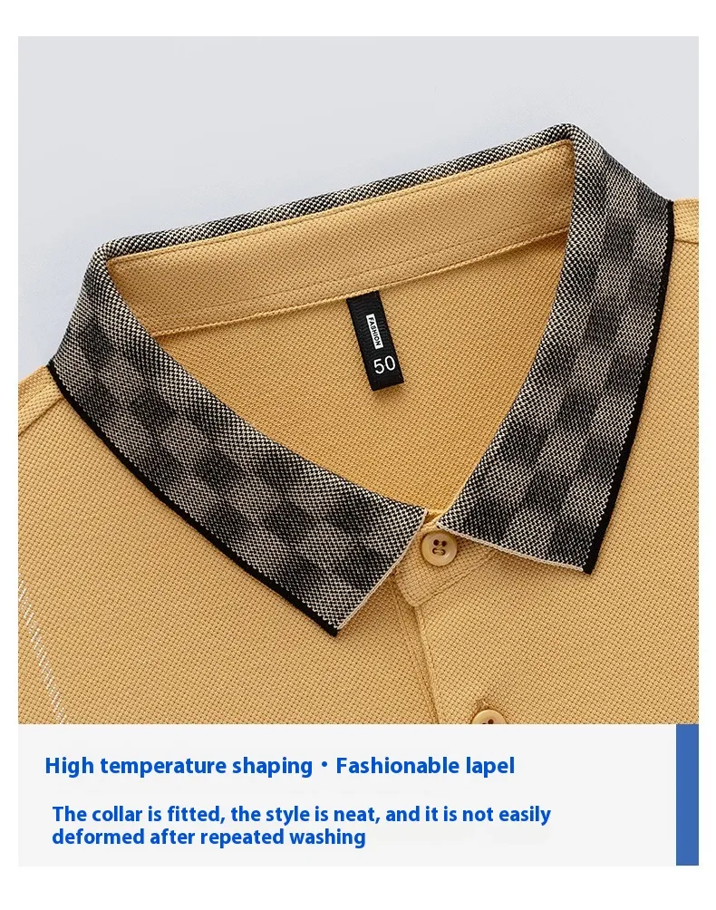 Title 16, Herren Business Polo Shirt mit Kragenstickerei ...
