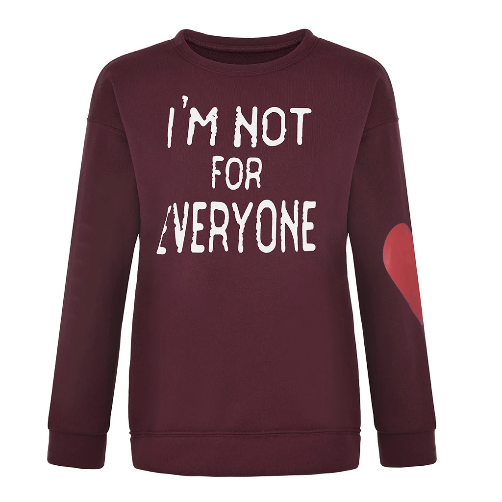 Maglione Lungo con Stampa Lettera d'Amore Autunnale Europeo e Americano per San Valentino, Maniche Lunghe, Morbido e Romantico — foto 5