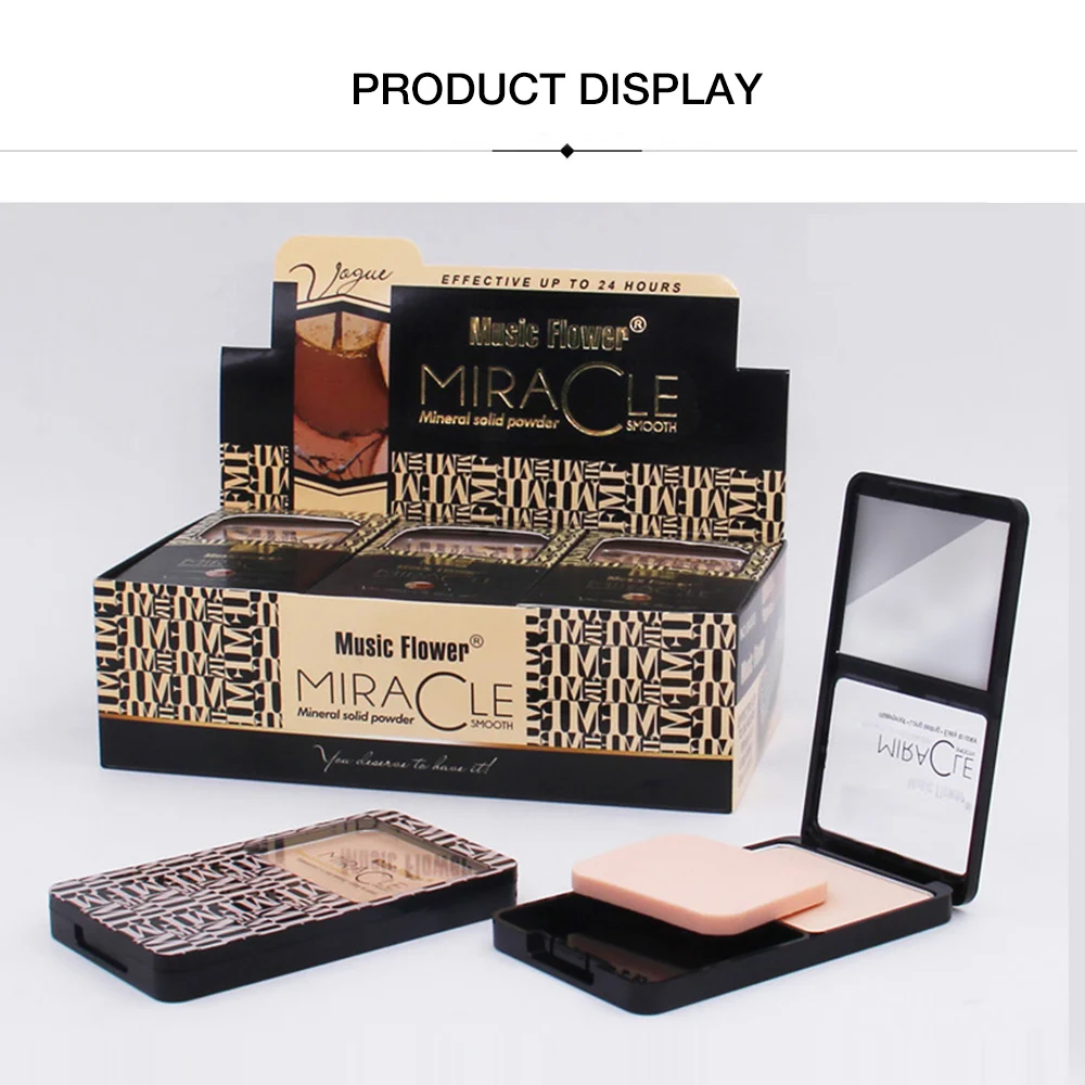 Title 14, MusicFlower Concealer Makeup Pressed Powder Fla...