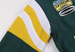 Jaqueta casual solta estilo moto para homens com gola alta. Conforto e estilo em uma única peça. Perfeita para um visual descontraído e moderno. — foto 10