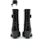 Botas de chuva femininas com fivela, cano médio e sola antiderrapante. Mantenha seus pés secos e seguros com conforto e estilo. — foto 5