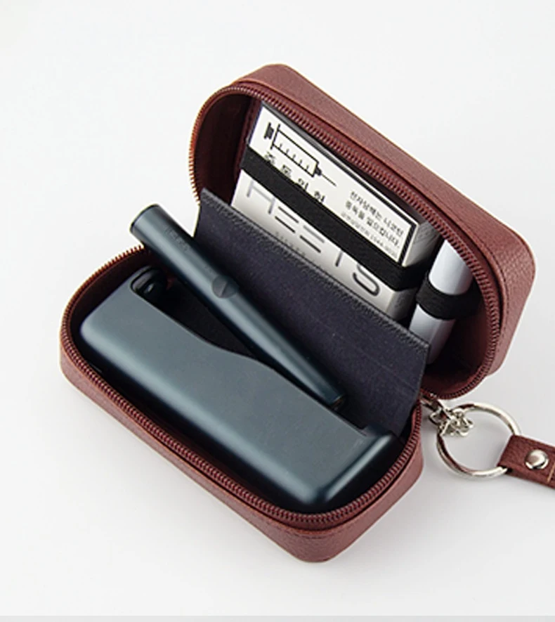 Title 6, Bolsa de armazenamento com capa de couro com pa...