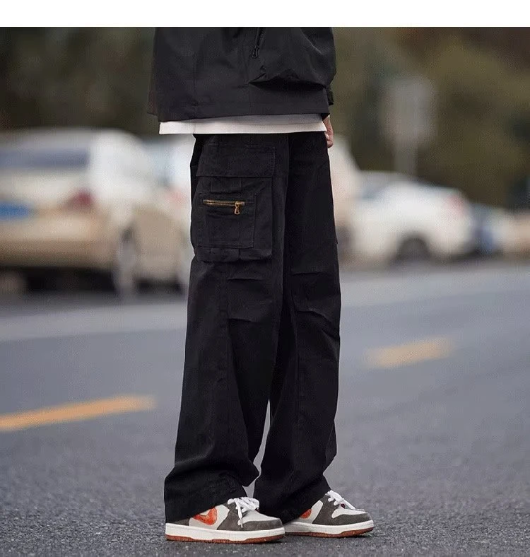 Title 4, Mens Summer Loose Wide Leg Casual Trousers, of...