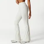 white Wide leg pants 2348