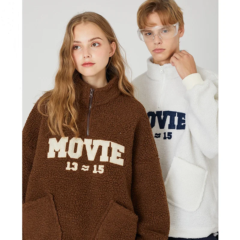 Lamb wool Hong Kong style jacket autumn and winter, warm and stylish coat, perfect for cold weather, exceptional softnes — photo 1