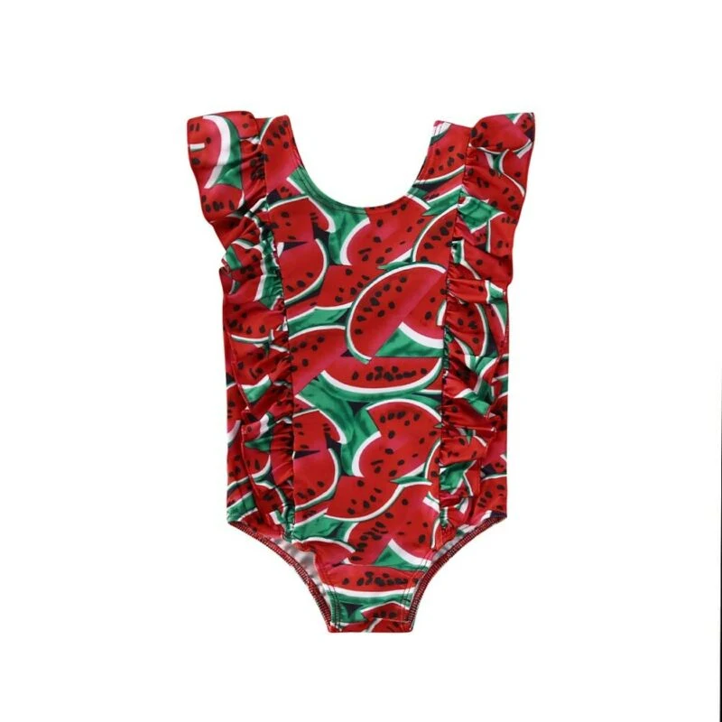 Title 3, Printed Sleeve One-Piece Swimsuit for sun prote...