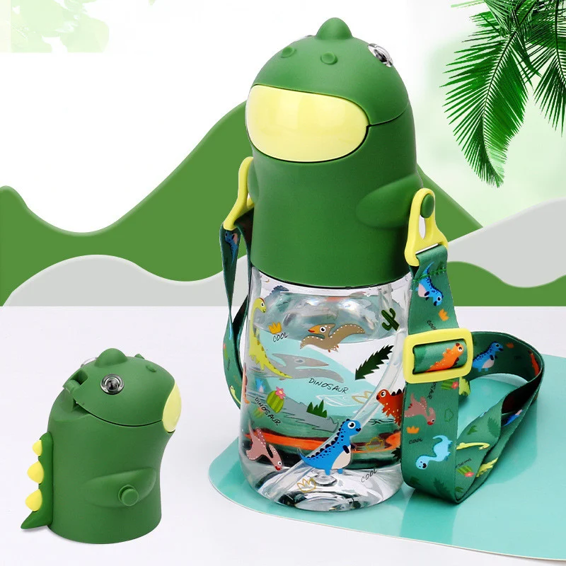 Title 6, Copo Dinossauro Infantil com Canudo Ideal para ...