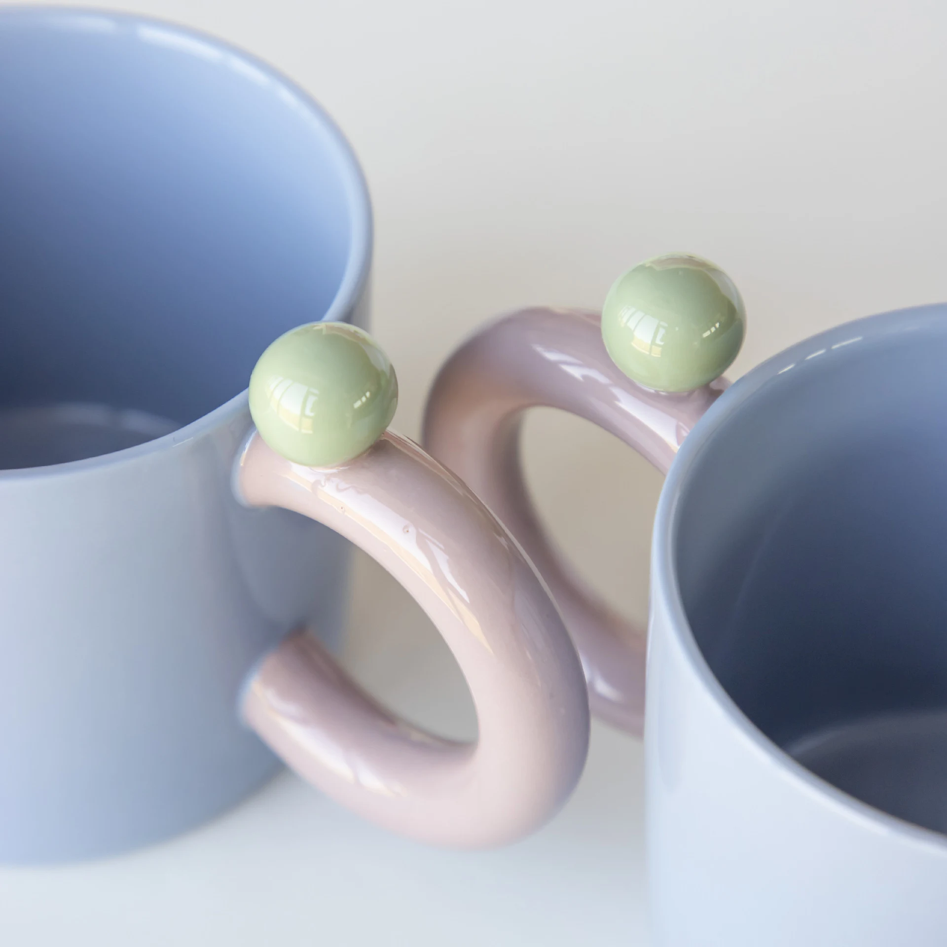 Title 3, Creative Ceramic Color Matching Mug for Househo...