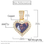 Colar Pingente com Foto de Trompete Mini Hip Hop Amor — Expresse seu amor com este colar estiloso, um presente ideal e memorável — foto 5