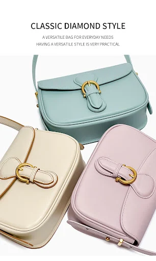 Title 9, Bolsa feminina de couro genuíno, alta classe, e...