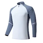 Roupas de treino masculinas com gola alta e zíper meio, cor sólida, ideais para exercícios e atividades físicas. — foto 6