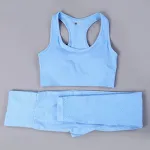 Hemp Sky Blue Bra Pants