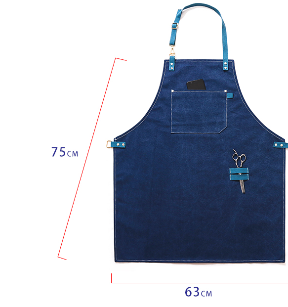 Title 8, Waterproof Denim Canvas Apron for Cafes. Protec...
