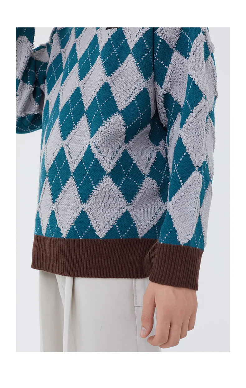 Title 15, Maglione in maglia donna, tendenza coppia brita...