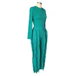 Macacão Feminino Esportivo de Renda com Tassel Conjunto de Duas Peças Cor Sólida Confortável e Ideal para Práticas Esportivas Look Moderno — foto 3