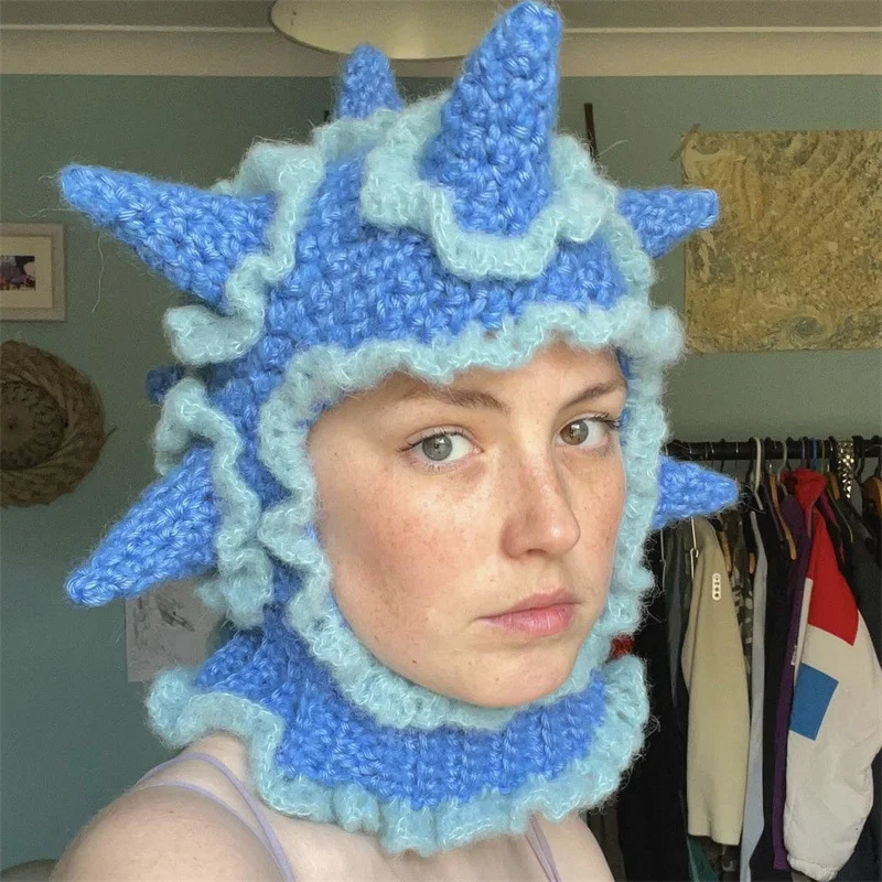 Title 3, Handmade Knitted Creative Fashion Horn Rabbit E...