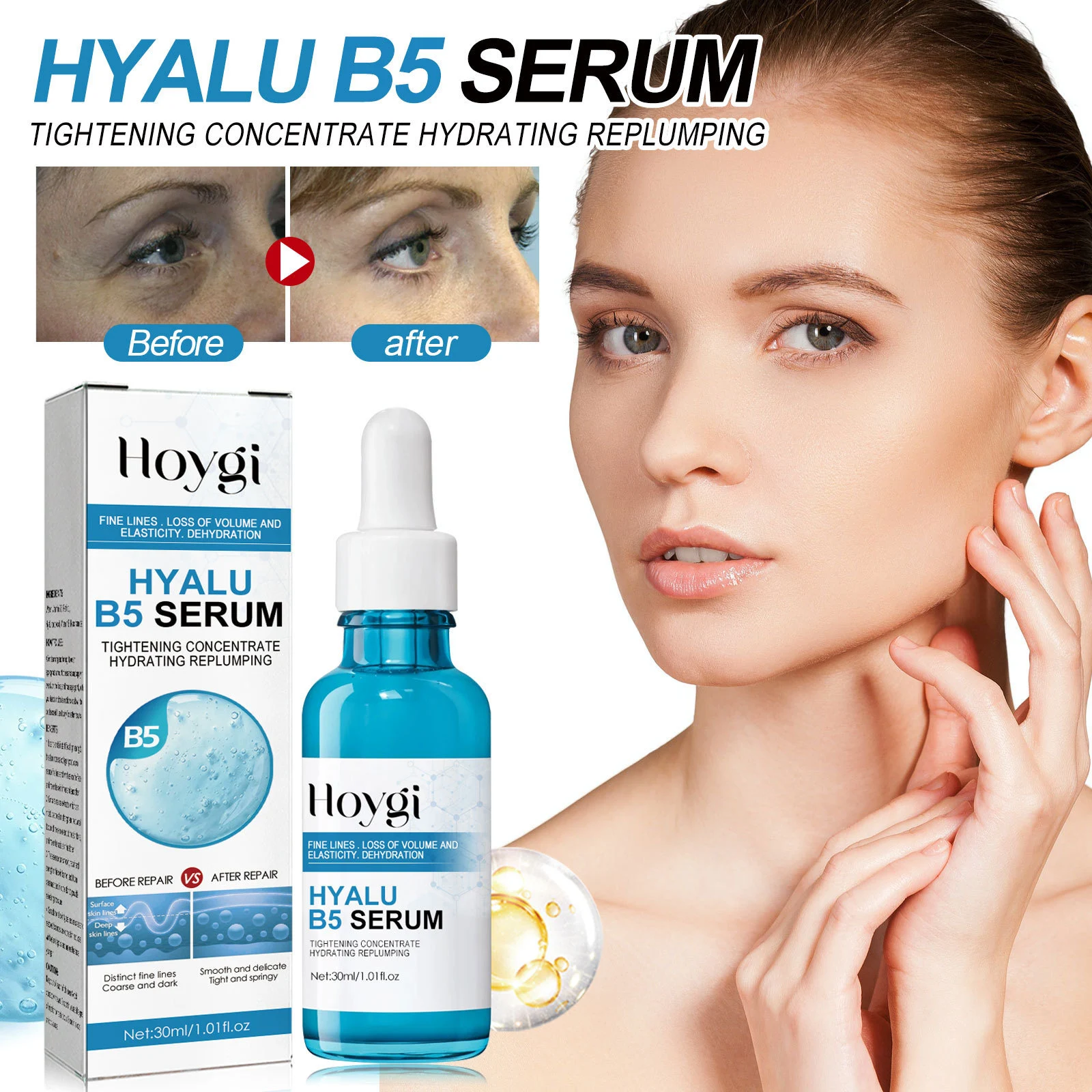 Hoygi Anti-Wrinkle Firming B5 Moisturizing Cream reduces wrinkles, firms skin, and provides intense hydration for a more — photo 6
