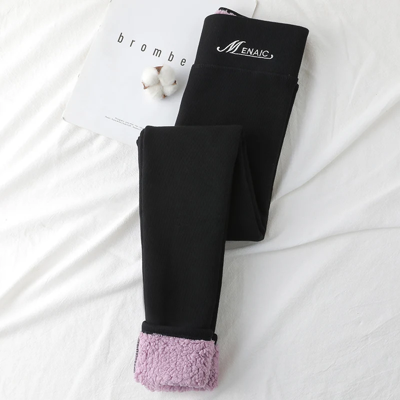 Title 1, High Waist Slim Warm Cotton Pants Plus Size Pen...