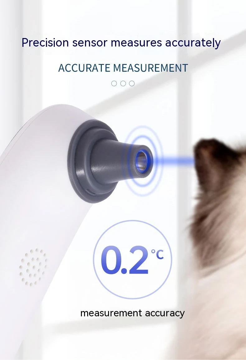 Title 10, Pet Precision Infrarot-Thermometer Berührungslo...