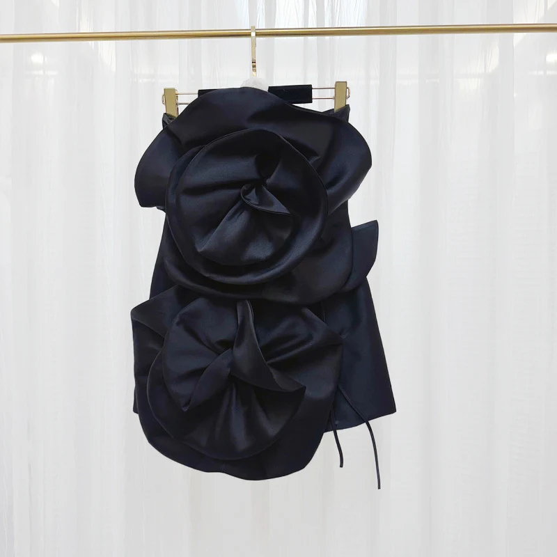 Title 6, Chic Three-dimensional Large Flower Lace-up Tub...