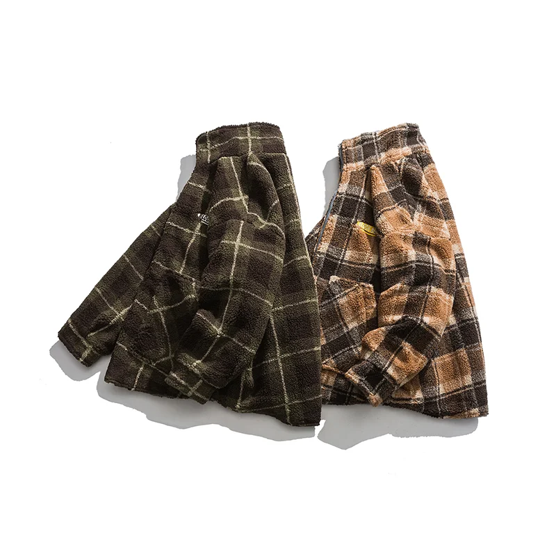 Title 2, Winter lamb velvet stand collar cotton jacket A...