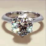10MM Zircon White Gold Color