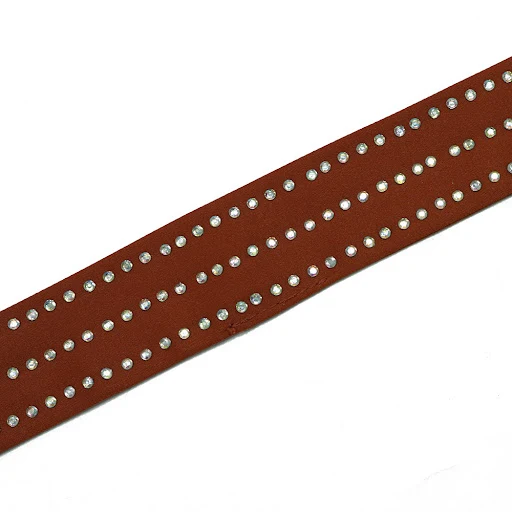 Title 15, Abito con strass stringati a mezza manica forgiato