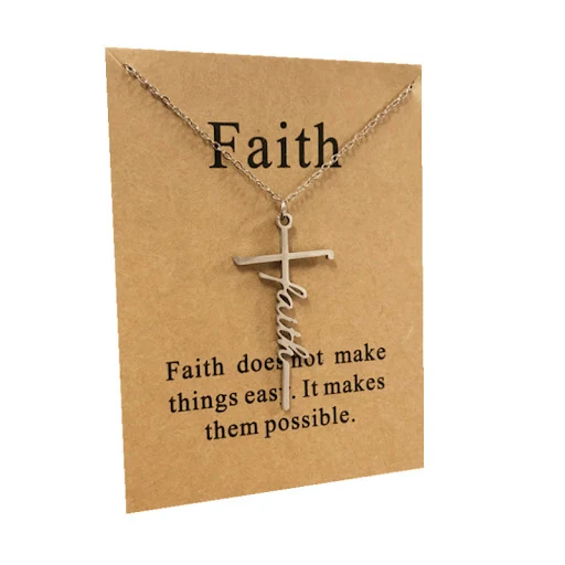 Title 4, Roestvrijstalen Titanium Stalen Faith Power Let...