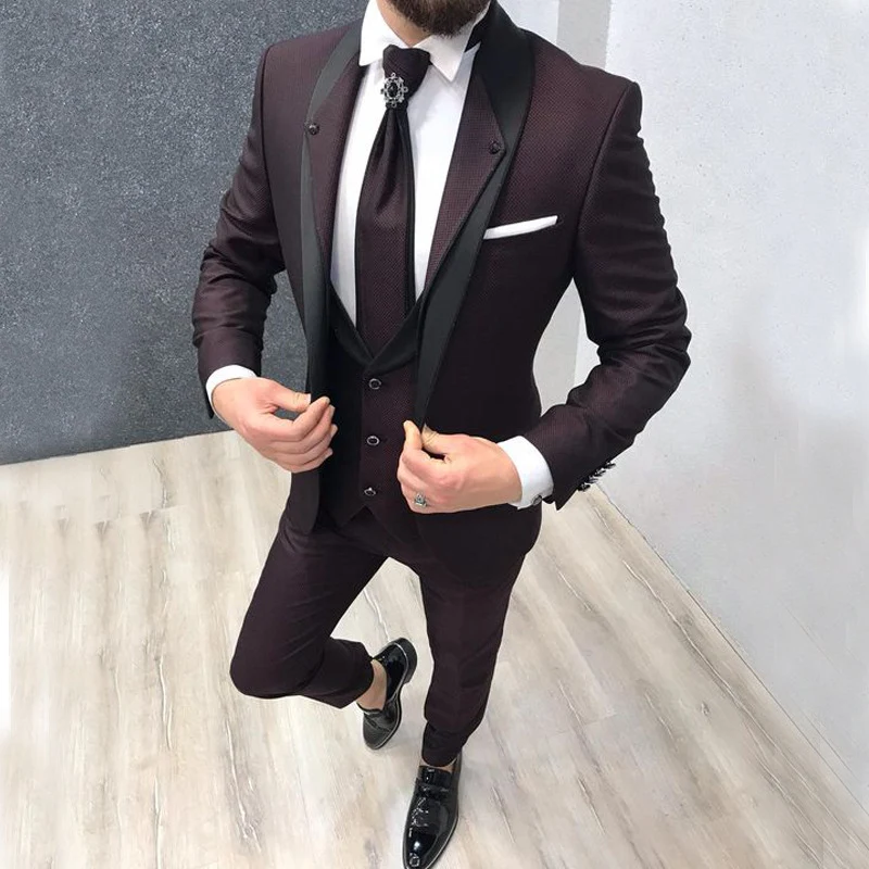 Terno masculino de três peças para padrinhos de casamento Elegância e sofisticação para o seu grupo, ideal para cerimônias e festas, um visual inesquecível — foto 4