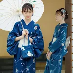 Japanese Style Improved Retro Style Kimono Bathrobe Huamel Hand-painted Style — photo 6