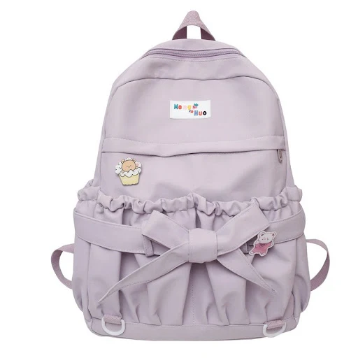 Title 1, Mochila Grande Fofa com Laço Design Espaçoso e ...