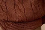 Pure Cotton Knitted British Thickened Heavy Weight Twisted Double Zipper Cardigan. Superior warmth and comfort. A stylis — photo 2