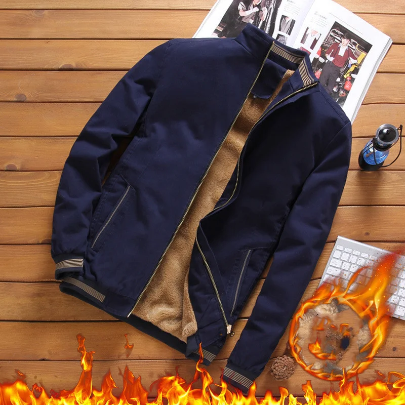 Title 8, Jaqueta plus fleece masculina. Conforto e calor...