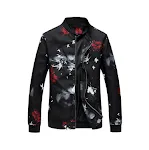 Men's Baseball Jacket Plaid Windbreaker for Men Autumn Style Active jaqueta masculina Male Jacket — photo 1