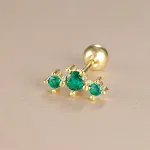 Y2603212 Gold Green 1pc