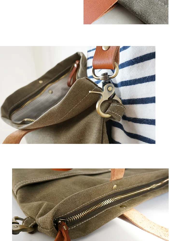 Bolsa Mensageiro Masculina Moderna de Ombro Único e Grande Capacidade. Transporte seus pertences com estilo e praticidade no dia a dia. — foto 3