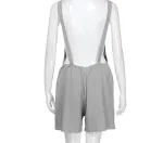 Shorts de peto juveniles de algodón en 4 colores. Cómodos y versátiles para un look fresco y casual, perfectos para jugar y explorar. — foto 9