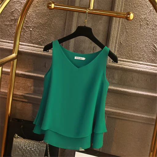 Title 23, Womens chiffon camisole shirt, a lightweight a...