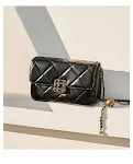Bolsa Quadrada Pequena Feminina Crossbody de Moda Versátil Couro Bovino Bolsa de Mão Ideal para o Uso Diário e Eventos — foto 10