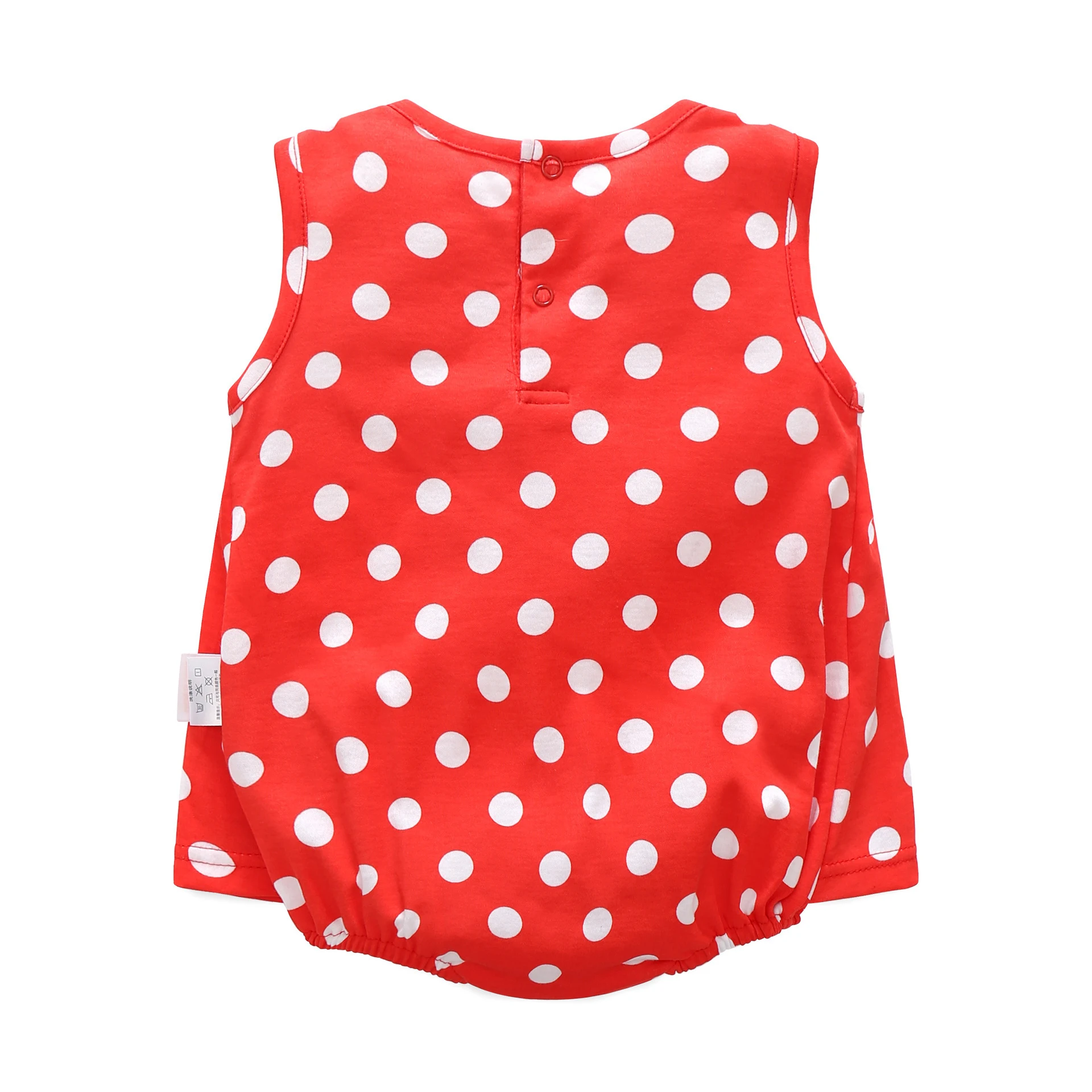 Macacão romper com manga de voar para bebê menina, super confortável e estiloso. Perfeito para brincar e passear. — foto 2