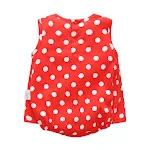 Macacão romper com manga de voar para bebê menina, super confortável e estiloso. Perfeito para brincar e passear. — foto 2