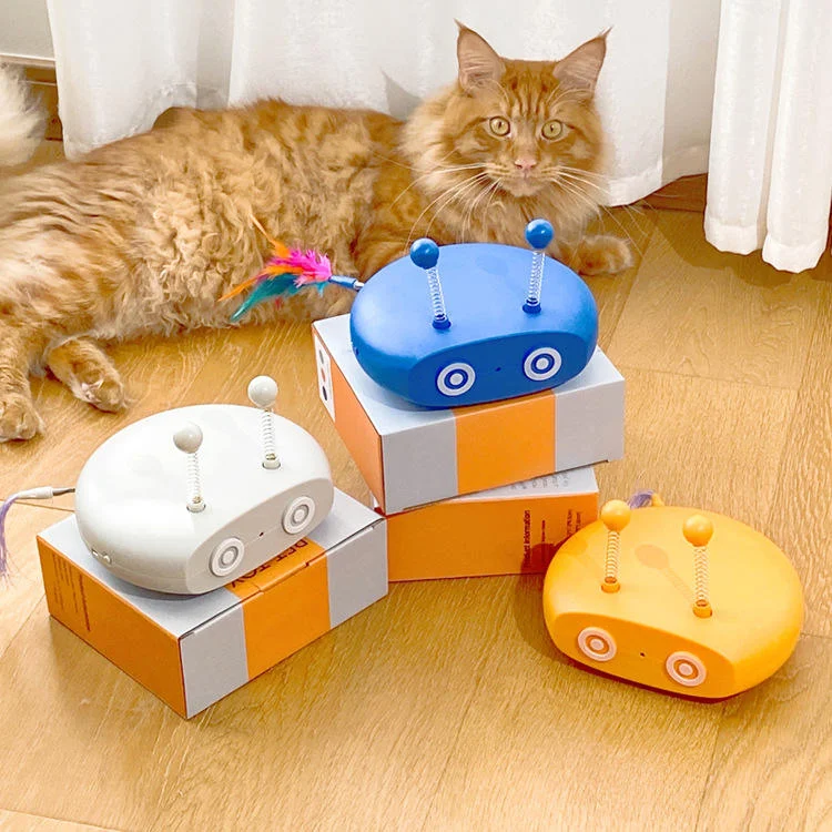 Electric Cat Interactive Toys Funny Pet Teasing Robot Laser Toys Automatic Steering Walking Sticks for Play and Exercise — photo 6